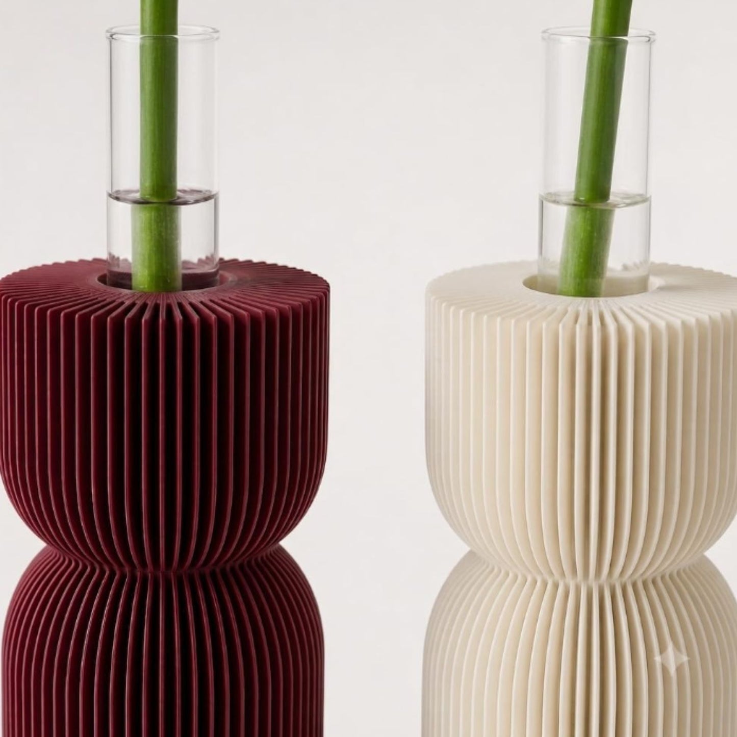 Macetas para Esquejes con Tubo de Vidrio Clásico – Set de 3