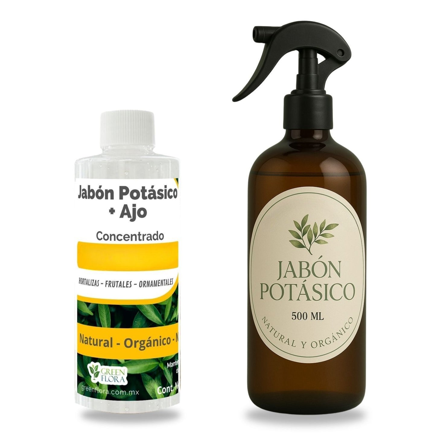 Jabón Potásico con Ajo para Plantas | Rinde 4 L