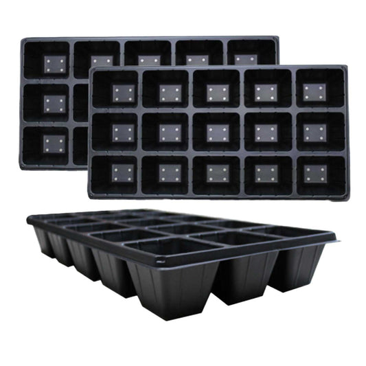Charola 15 cavidades para germinación. 3 piezas.